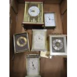 5 carriage clocks and 1 anniversary