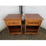 Pair of bedside cabinets