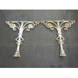 a pair cast iron brackets/ legs?