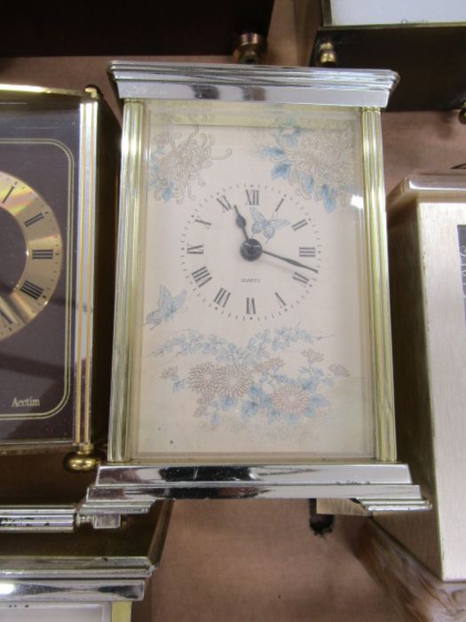 5 carriage clocks and 1 anniversary - Image 5 of 7