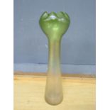 Glass Vase H34cm approx