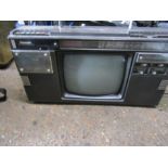 vintage Panasonic tv with built in tape deck  display only