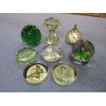 Glass paperweights