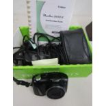 Canon powershot camera with all accessories