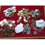 Coinage mostly ERII and small amount of foreign coinage