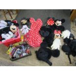 Mickey & Minnie mouse fancy dress items including masks, gloves, dress, tails, bows etc
