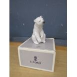 Lladro Polar bear in box