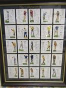 John Players golf cigarette card display 1939 44x54cm with authenticity