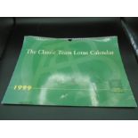 The Classic Team Lotus Calendar 1999 Limited Edition No. 256/1000