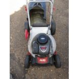 AL-KO petrol lawn mower g.w.o with grass box