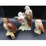 3 Beswick bird figurines