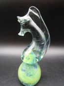 Mdina glass seahorse