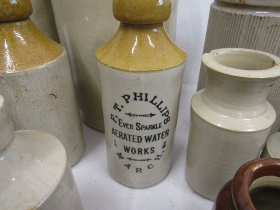 A collection stoneware bottle inc a flagon - Image 3 of 6
