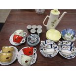 Noriake cups and saucers and various part tea/coffee sets