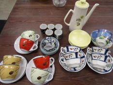 Noriake cups and saucers and various part tea/coffee sets