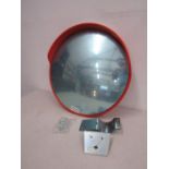 45cm Convex mirror with fittings