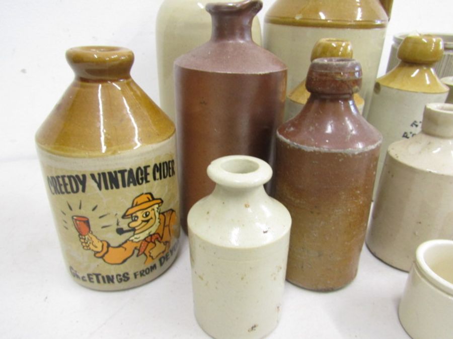 A collection stoneware bottle inc a flagon - Image 4 of 6