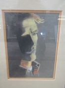 JJW pastel portrait David Bowie??  40x32cm