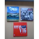 BRM V16 In Camera by Anthony Pritchard, BRM A Mechanic's Tale by Dick Salmon (with dust jacket)