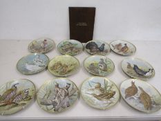 Franklyn porcelain game birds of the world set of 12
