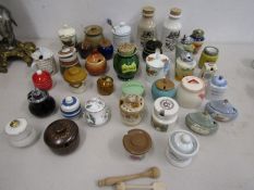 Collection of Ceramic mustard pots