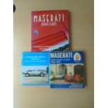 Maserati Road Cars 1946-1979 by Richard Crump and Rob De La Rive Box (with dust jacket), Maserati