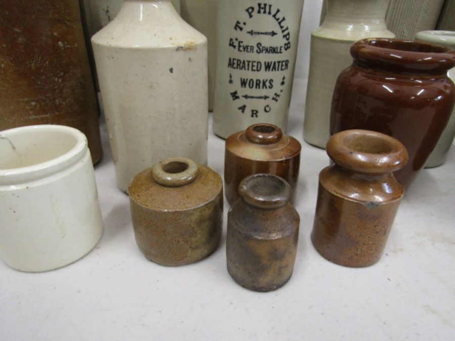 A collection stoneware bottle inc a flagon - Image 5 of 6