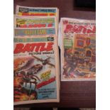 Battle comics x 16 1980s