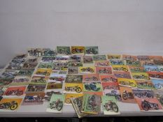 Collection motorbike postcards