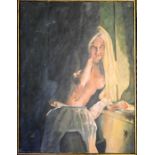 Neil Ward-Robinson (b.1943), Helen, oil on canvas, signed NWR 2003 to verso, framed 51x62cm,
