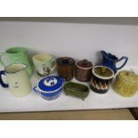 Quantity pottery inc Holkham, Wade, Quimper, Cartonware etc