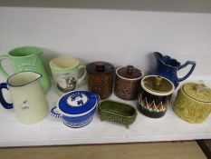 Quantity pottery inc Holkham, Wade, Quimper, Cartonware etc