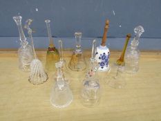 Glass bells and Pyrex casserole dishes etc