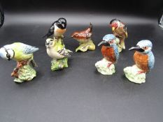 7 Beswick birds inc Kingfishers