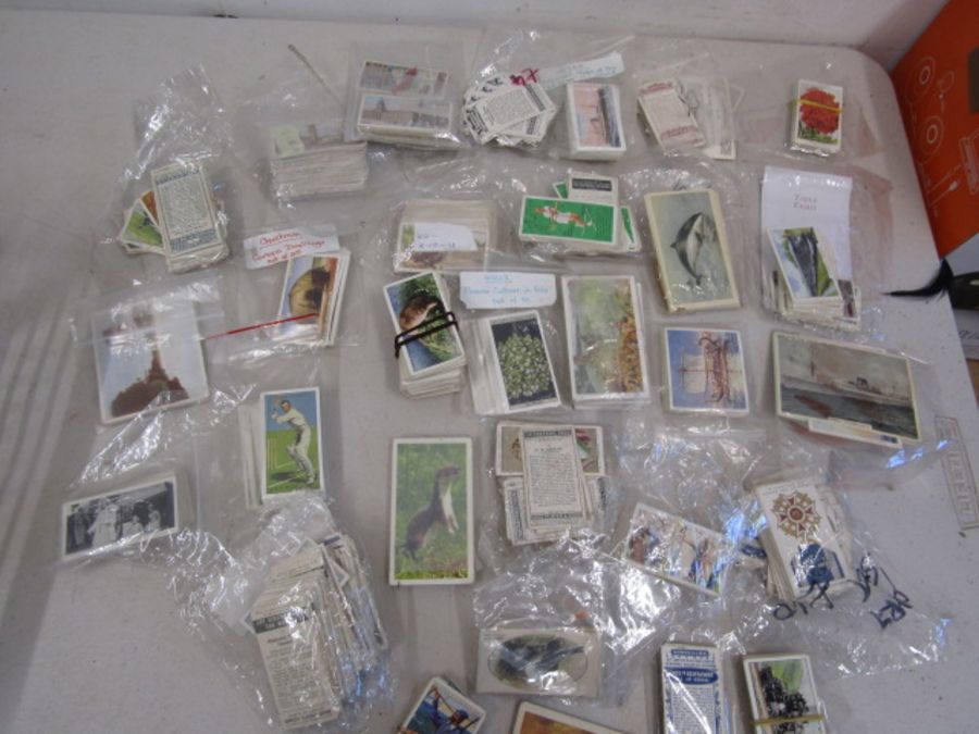 Quantity cigarette cards, some complete sets