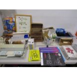 stock from card/stationary/gift shop to include craft items, empty picture frames, pricing gun and