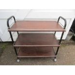 3 tiered galleried hostess trolley 1960s