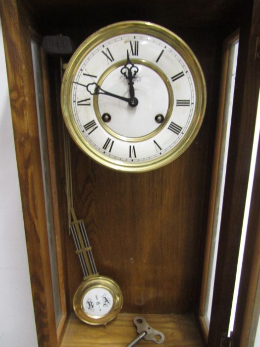 A wall clock believed to be Royal Artillery from a sergeants mess (vendors description) with - Image 2 of 4