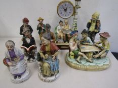 Capodimonte and Capodimonte style figurines