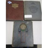 3 postcard albums - Foreign, topo, greeting cards