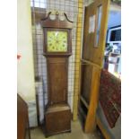 Mahogany early 19th century 36hr longcase clock made by F. Gugeri, Blandford