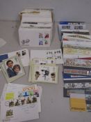 First day covers early 80's, various sets and some sets with corresponding P.O cards