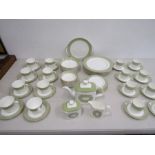 Royal Doulton 'Sonnet'  69 piece full 8 person dinner service comprising 8 dinner plates, 8 side