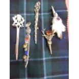 5 Kilt pins