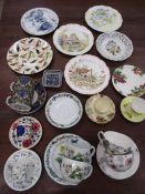 Emma Bridgewater, Royal Albert etc various plates and cups/saucers