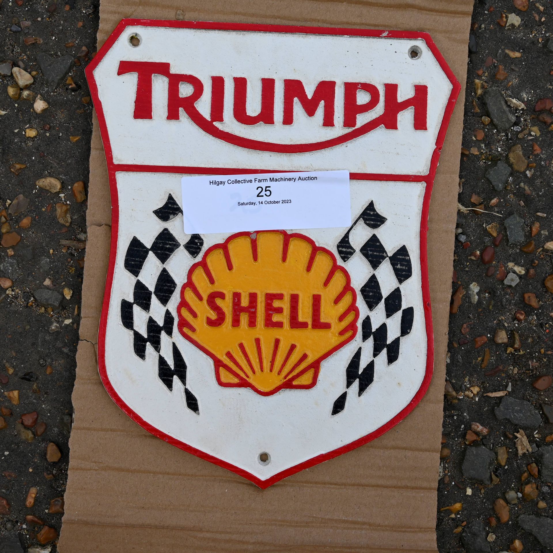 Triumph Shell plaque type N