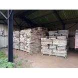 Approximately 600 wooden potato chitting trays/boxes, all have been stored under cover in the dry.