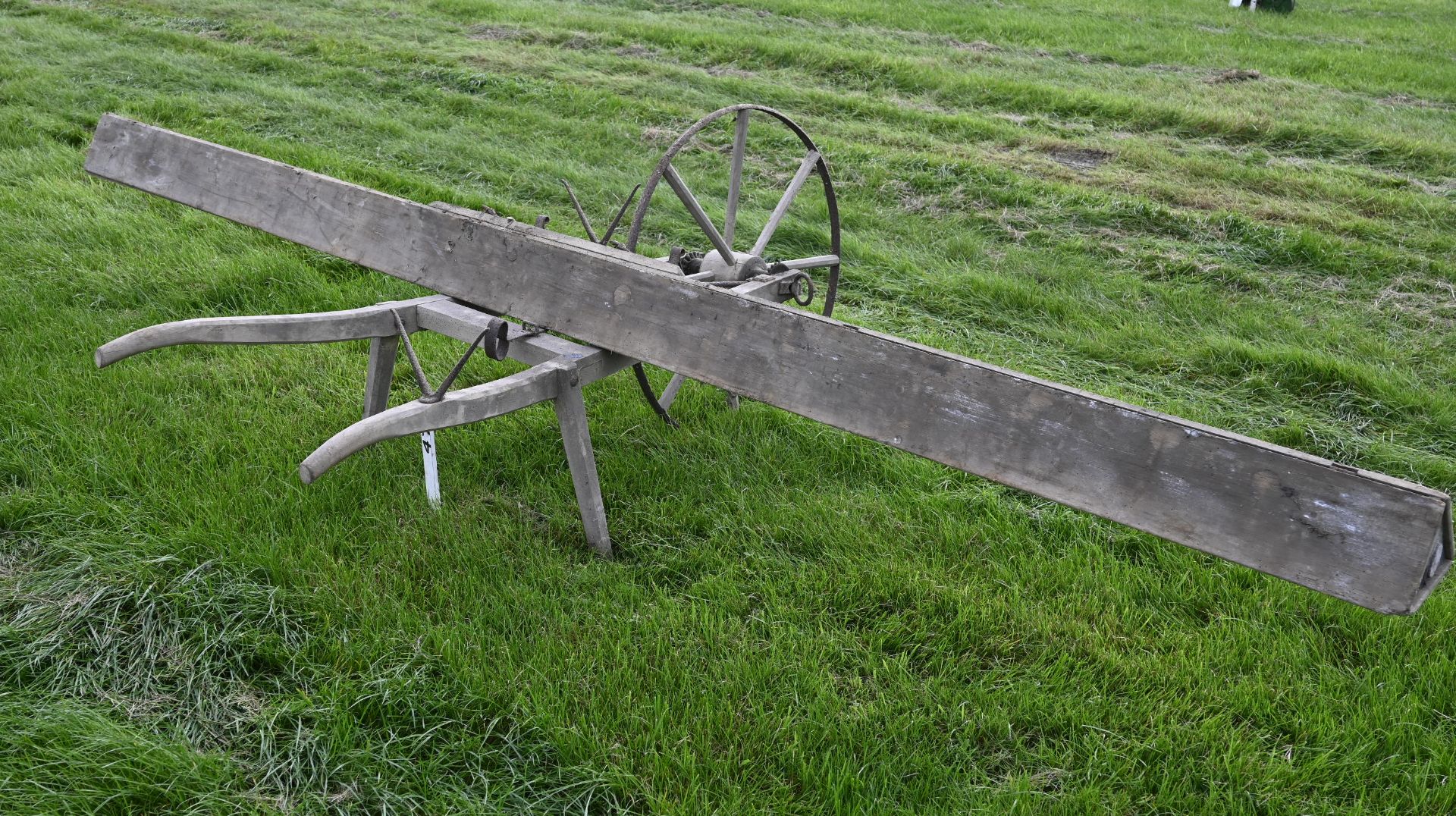 Antique grass seeder