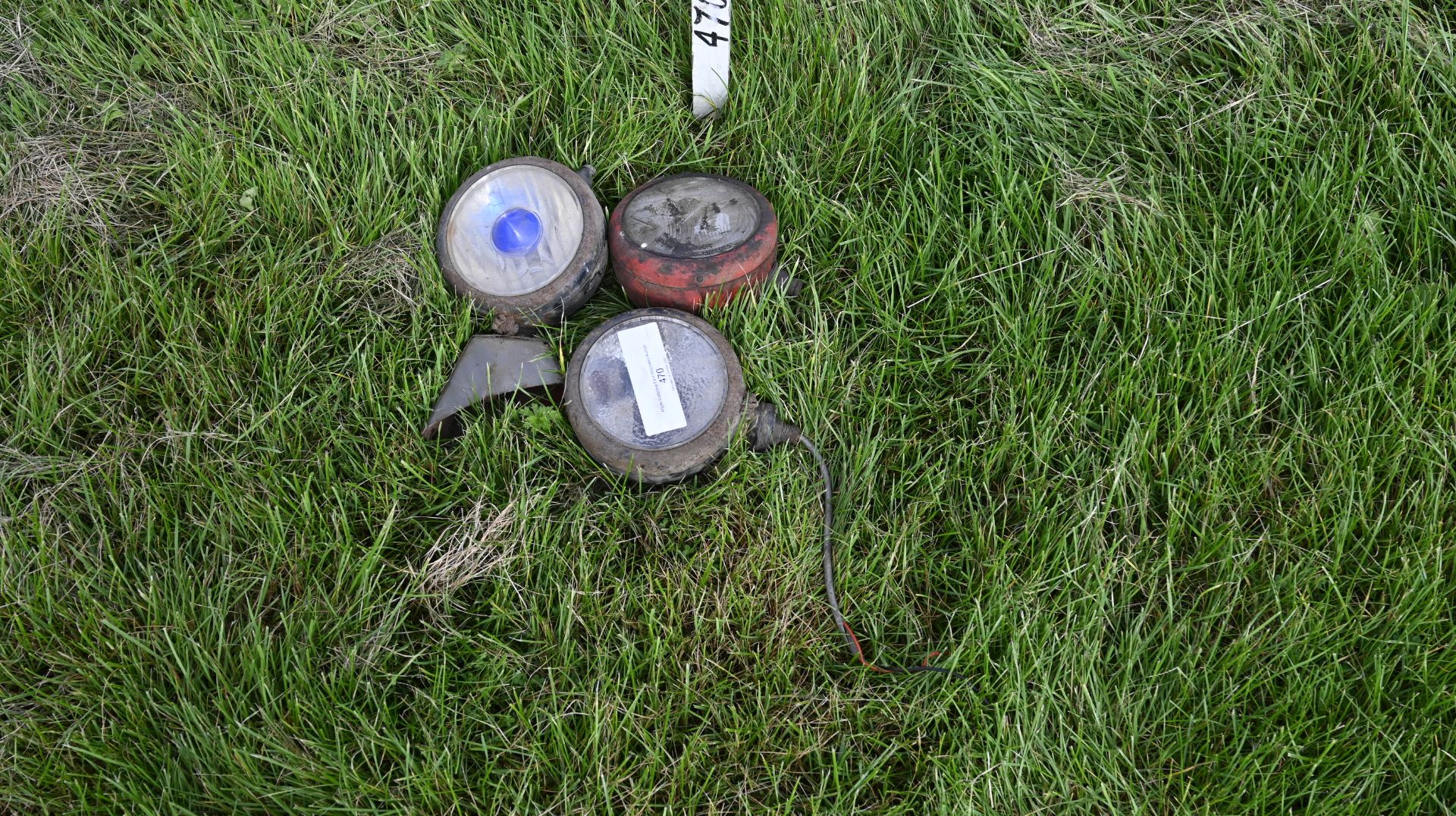 Vintage tractor lights