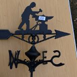 Blacksmith weather vane- ridge